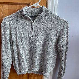 Grey cropped sweater